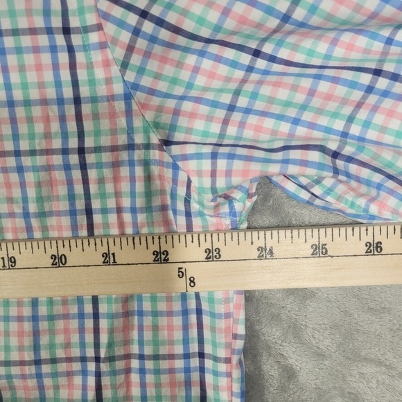 Vineyard Vines Shirt Mens Large Classic Fit Whale Colorful Gingham Check - Picture 8 of 10